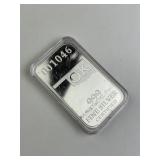 1oz Silver State Art Bar, Oklahoma OK .999