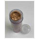 Roll of 1957-D Lincoln Wheat Cents