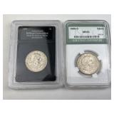 1999-P,D Susan B. Anthony Dollars in holder