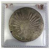 1828 Mexico 8 Reales, Silver