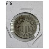 1868 U.S Shield Nickel
