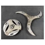 Pair of Triple Blade Folding Knives