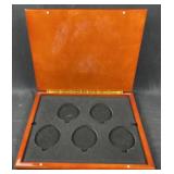 Nice Wooden Medals or Large Coin Box, Empty