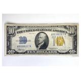 1934-A North Africa $10 Silver Certificate, U.S.
