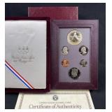 1988 Prestige Proof Coin Set w/ Silver Dollar