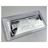1oz Silver $100 Bill Style Bar, CT Connecticut