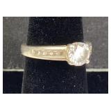 925 Silver & Cubic Zirconia Statement Ring