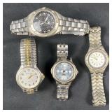 (4) Assorted Watches for Parts or Repair
