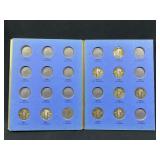 (10) Standing Lib. 25c in Book,1927-D Semi Key