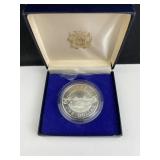 1987 Silver Bermuda $1 Coin, AirForce, Scarce