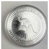 1oz Silver Kangaroo, Australia 2020, .9999