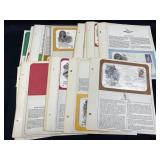 Many Pages of 1st Day Stamp Covers, U.S.