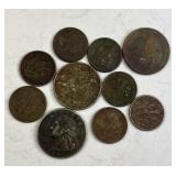 Assorted Clad Errors or Discolored Coins