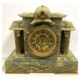 Antique Marble Mantel Clock, Ansonia