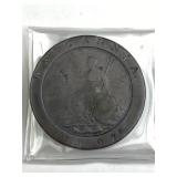 1797 British 2 Pence, George III, Large Thick Coin