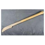 Antique Elwell Sugar Cane Tool, Wood Handle