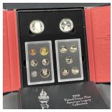 2005 Legacy Set w/ (2) Silver Commem. Dollars