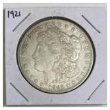 1921 Morgan Silver Dollar, U.S. $1 Coin