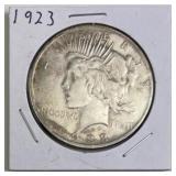 1923 Peace Silver Dollar, U.S. $1 Coin