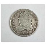 1834 Bust Dime, Early U.S. 10c Coin