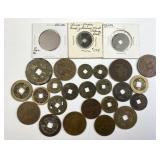Old Chinese Coins Assortment