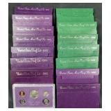 1984-1998 U.S. Proof Coin Sets