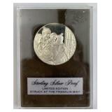 Sterling Silver Proof, Religious Theme, ~1oz