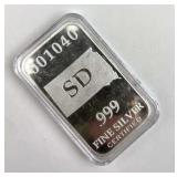 1oz Buffalo Silver Bar, U.S. States