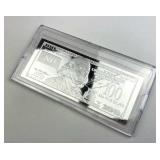 1oz Silver $100 Bill Style State Bar, ND