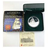 1999 Canada Silver Dollar, Santiago 225th Anniv.