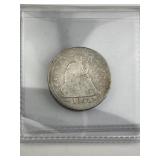 1854 Seated Liberty Quarter, U.S. 90%
