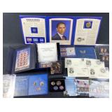 Obama Presidential Coins & Stamps Collection