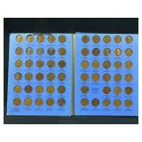 Lincoln Penny Set Starting 1941 in Folder