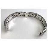 Stunning 925 Silver Animal Motif Bracelet, JAI