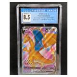 Pokemon Charizard V, CGC Graded NM/Mint+