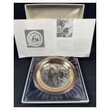 1973 Audubon Solid Sterling Plate, Cardinal