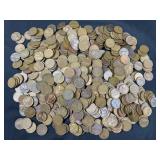 (500) U.S. Wheat Cents Collection, 1910s-50s