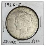 1926-S Peace Silver Dollar, U.S. $1 Coin