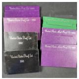 (7) 1981-1996 U.S. Proof Coin Sets Assortment