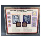Lincoln & JFK Coins & Facts Set