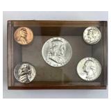 1940s-1960s BU Silver Coins Set, Encased