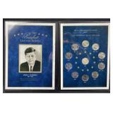 J.F.K. Portfolio Including 1964 BU Silver Half +
