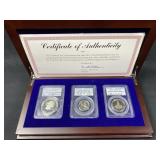 Signed Silver Proof 1976 Coin Set, PCGS in Box