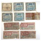 Collection of Assorted Military Payment Certificat