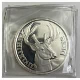 1oz Silver Whitetail Deer .999