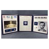 Abe Lincoln 200th Anniv Coins/Stamps w/ Silver