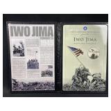 Iwo Jima 1oz Silver Eagle w/ Silk Screened Folio