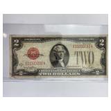 1928 U.S. $2 Red Seal Bill
