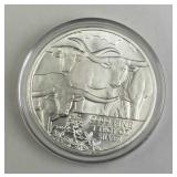 2014 Texas Precious Metals 1oz Silver, Longhorns