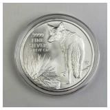 2016 Texas Precious Metals 1oz Silver, Coyote